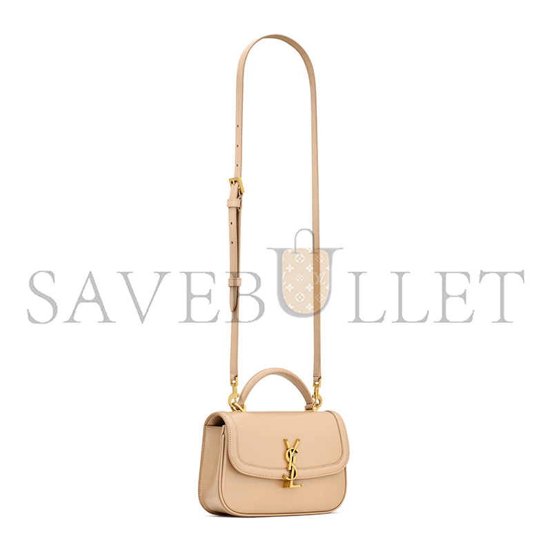 YSL SOLFERINO MINI TOP HANDLE IN BOX SAINT LAURENT A002L60SX0W9295 (19.5*11.5*5.7cm)